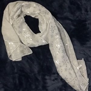 Designer White Scarf